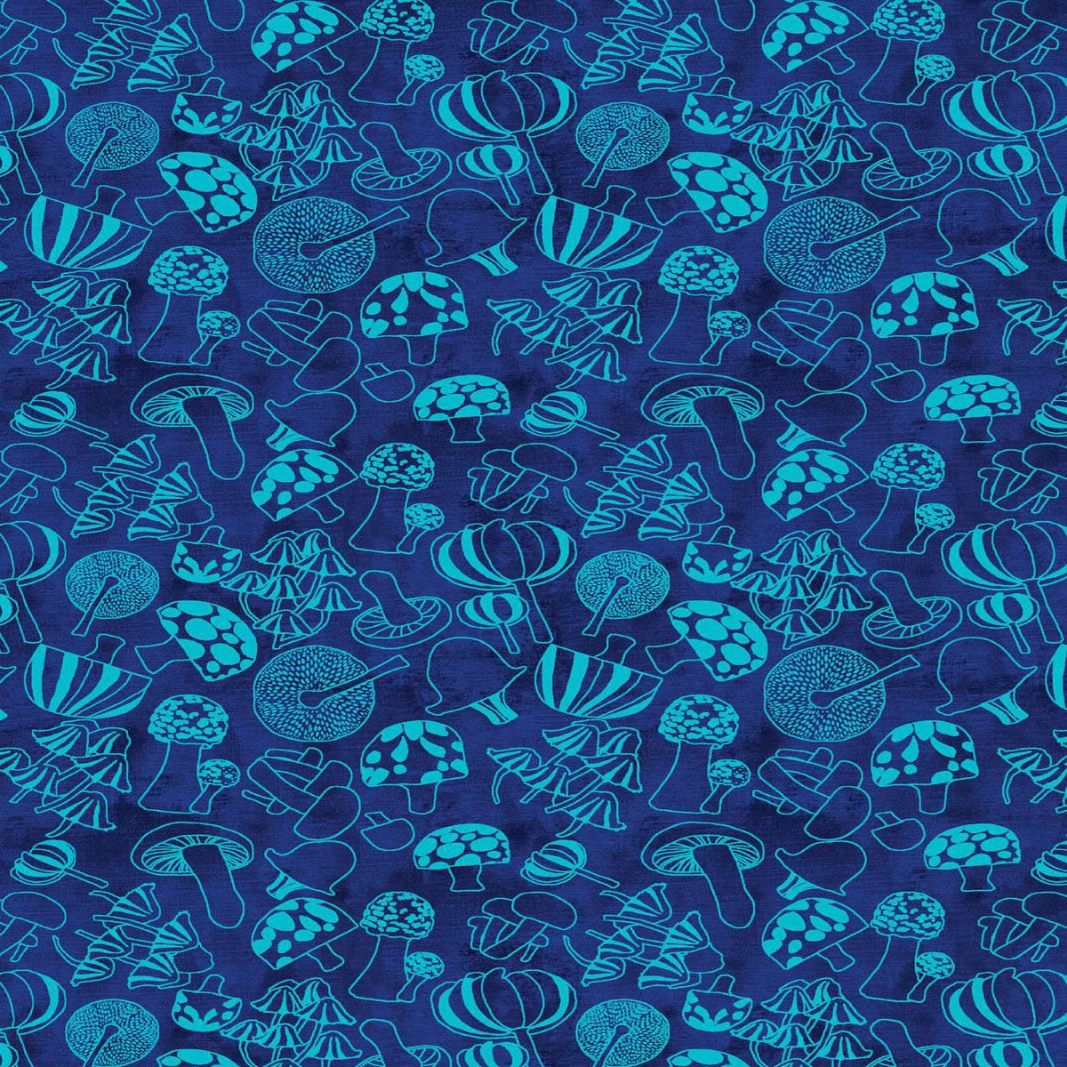 Modern Mushrooms Mod Outline By Kate Segal Navy