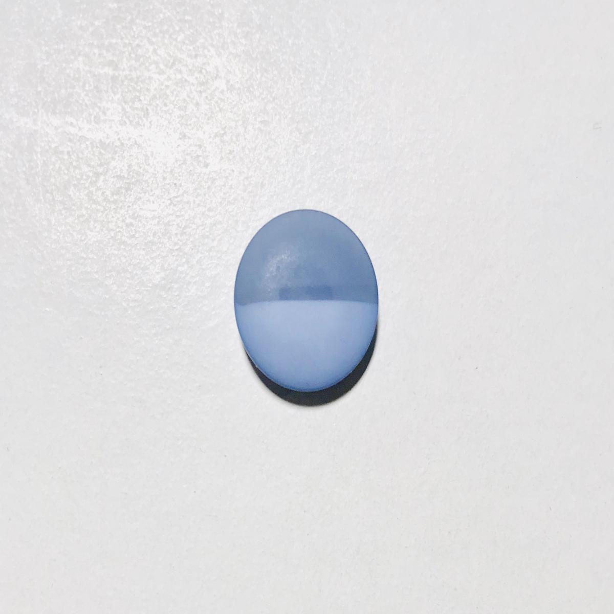Two Tone Periwinkle Blue Plastic Button - Dill Buttons Brand (2 Sizes to Choose From) - 23mm/ 7/8"mm/1 1/8"