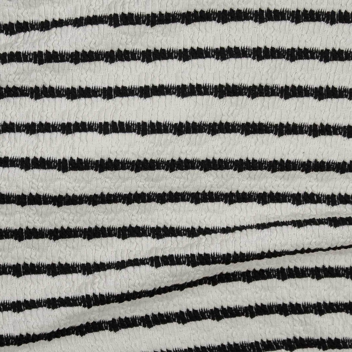 Stripe Twist Knit Black