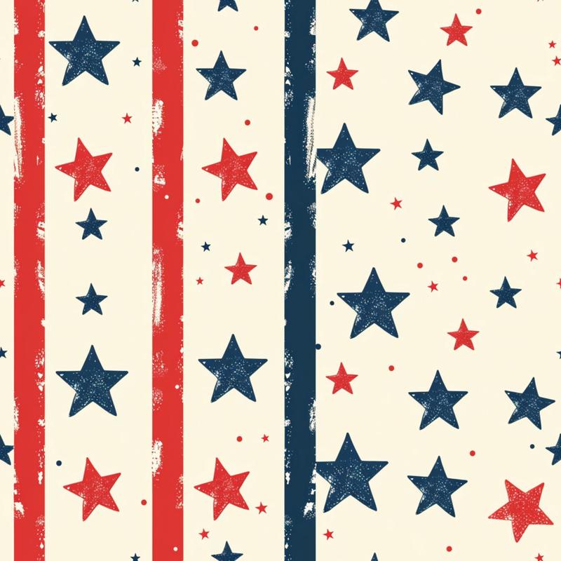 Independence Day Pattern 1 Quilting Cotton Fabric