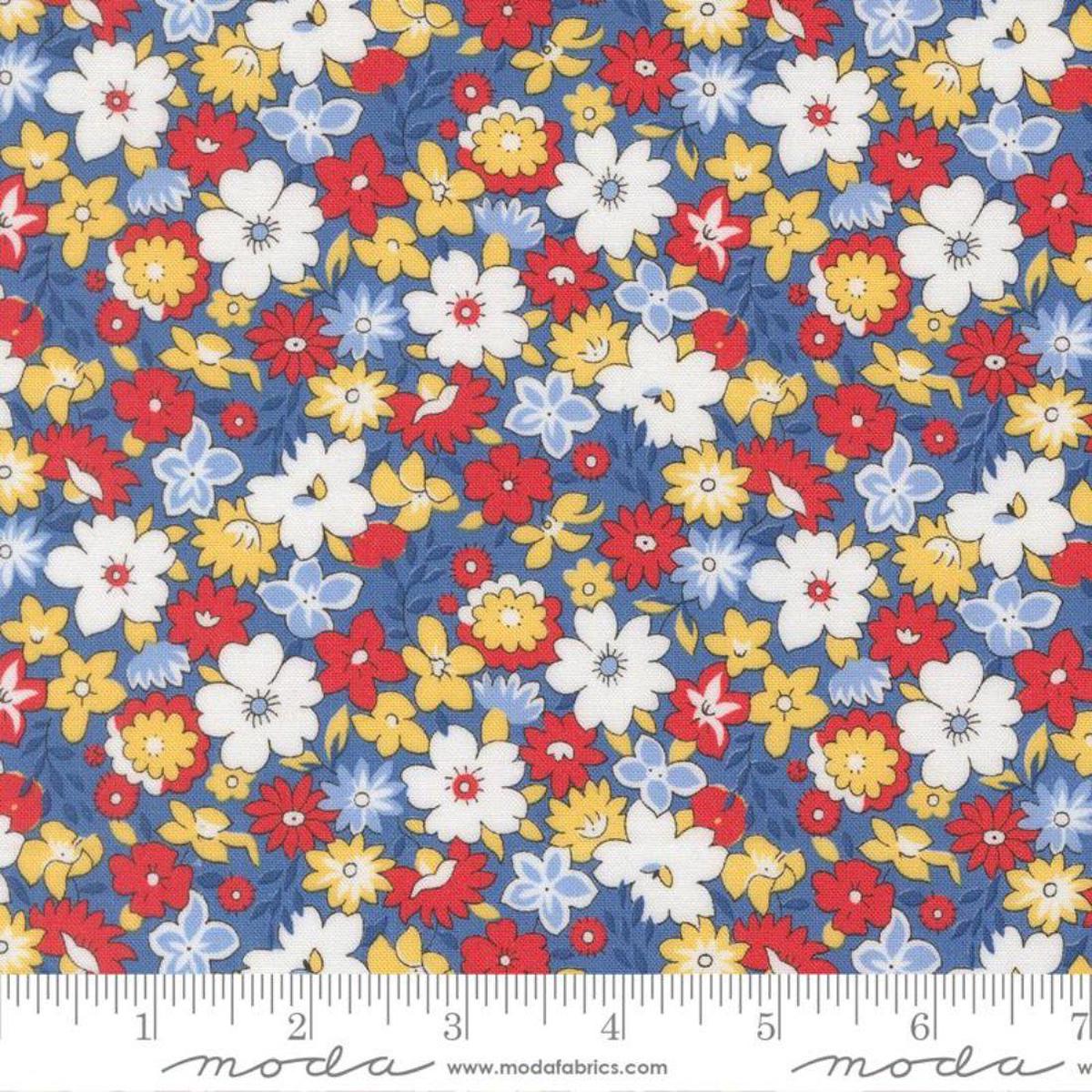 30's Floral Bluebell by Linzee McCray
