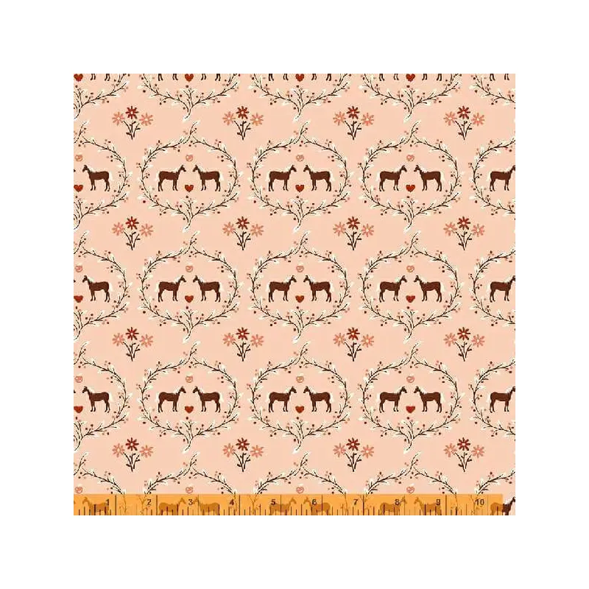 Cottage Farm Judy Jarvi 53250-5 Blushy Best Friend Cotton