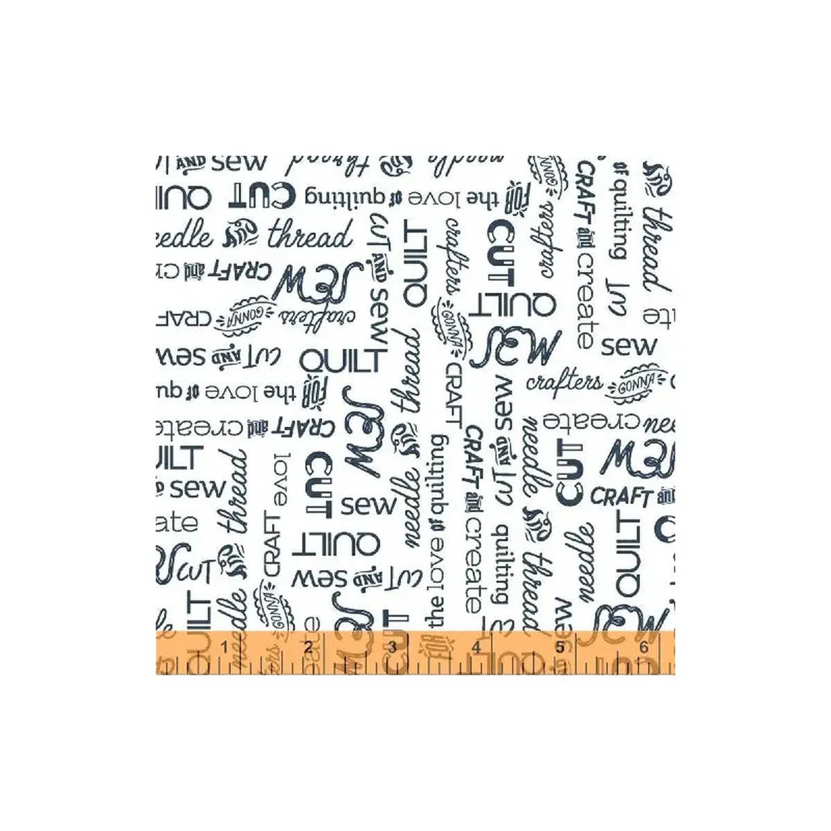 Crafters Gonna Craft Whistler Studios 51037-1 Cotton