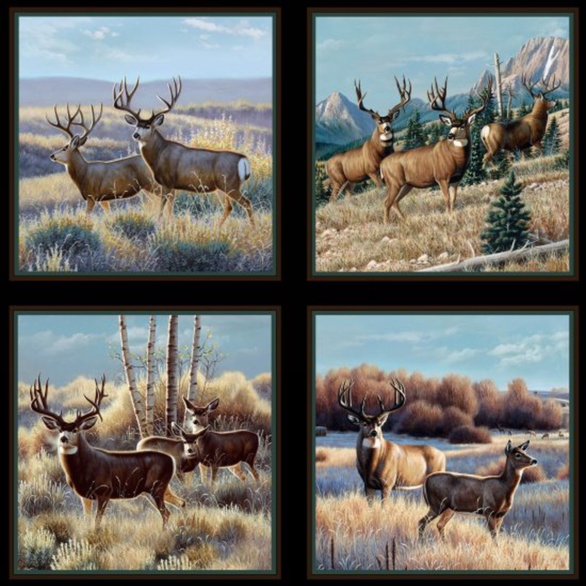 Mule Deer Panel by Elizabeth's Studio - 019