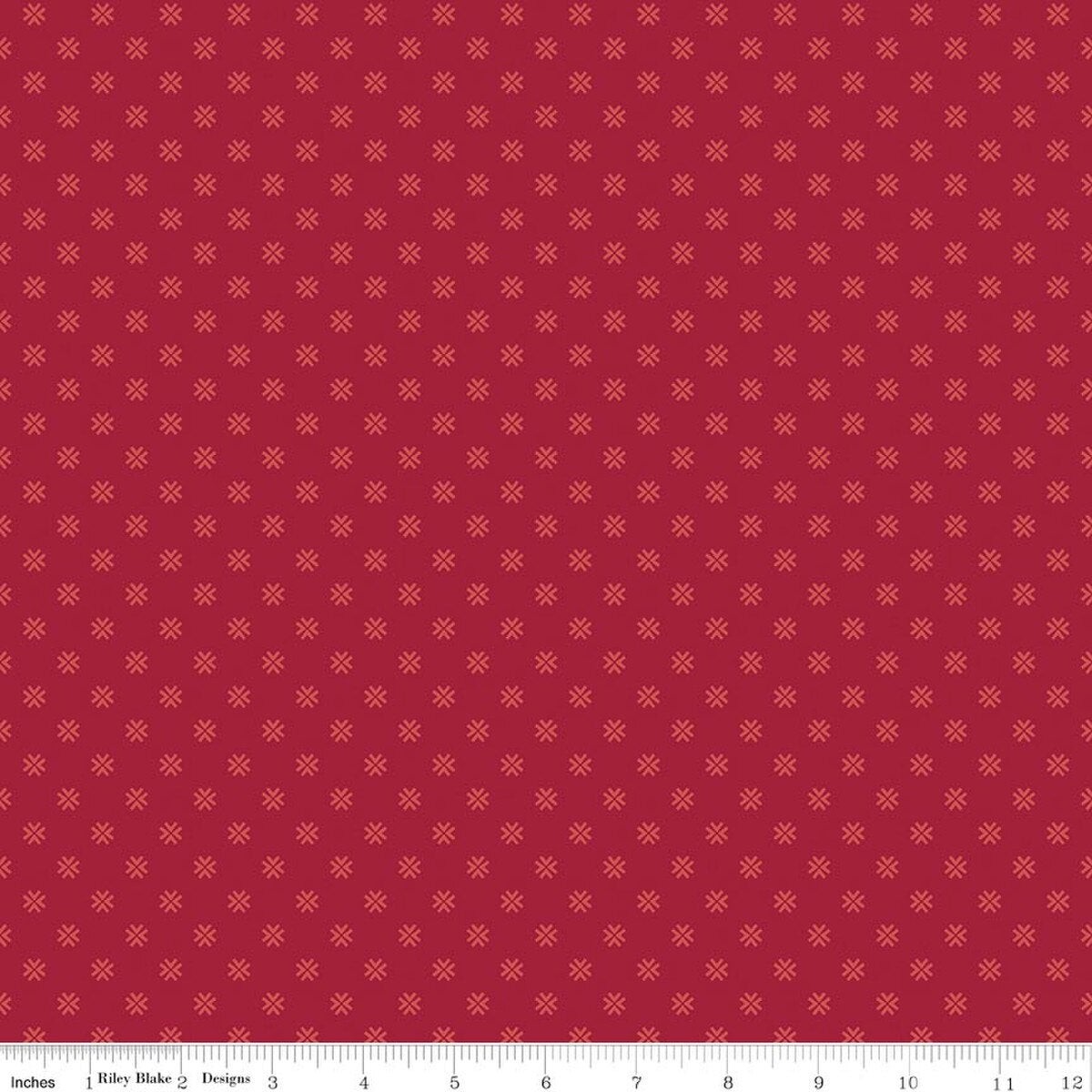 Orchard House - Geometric Red | C17729-RED