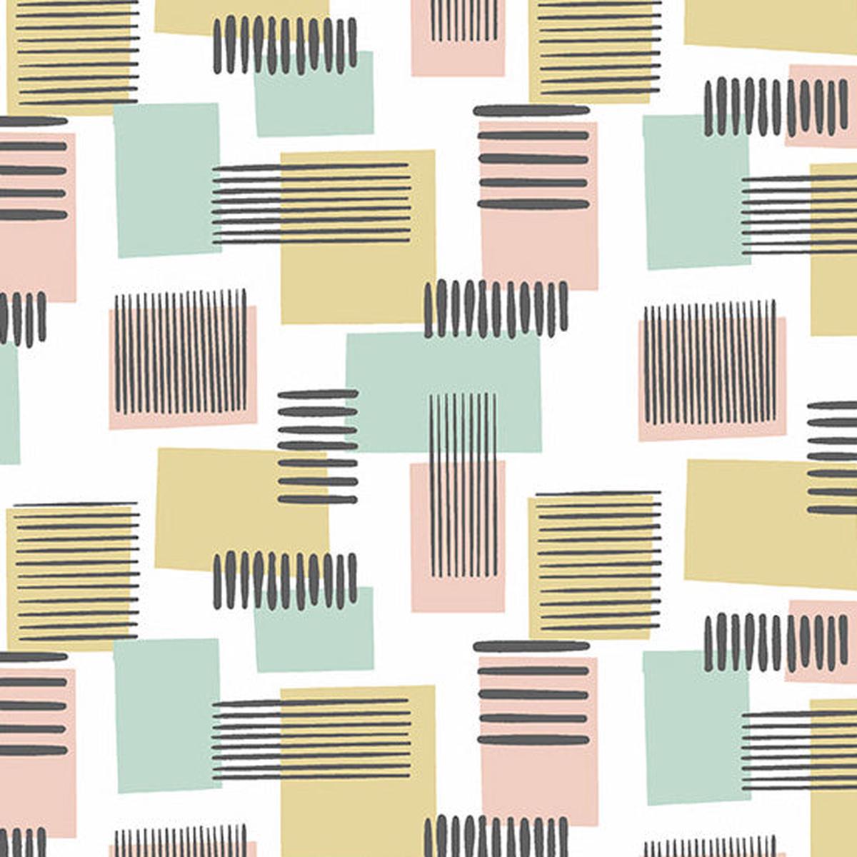 Rancho Relaxo - Squares and Stripes Pastel | A-742-T ***
