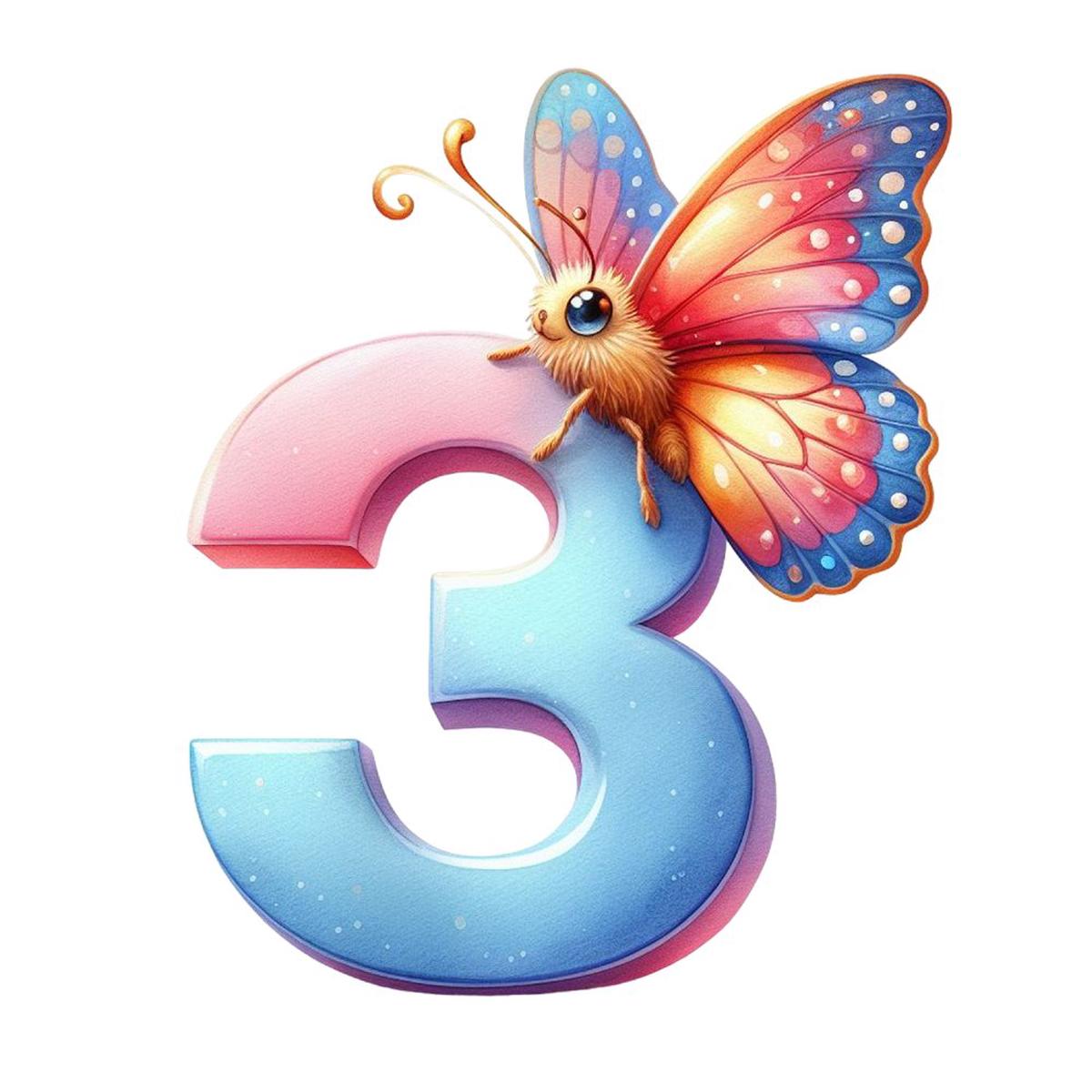 Watercolor Butterfly Number 3 Fabric Panel