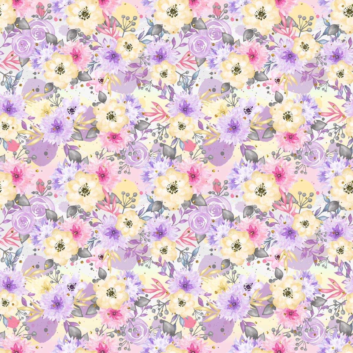 Cute Snow White Fairy Tale Pattern 2 Quilting Cotton Fabric