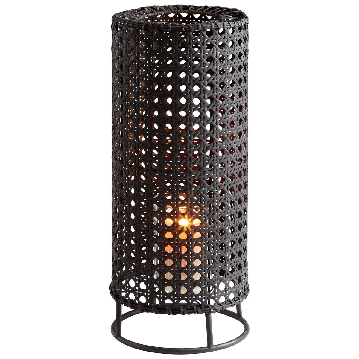 Small Tennyson Candleholder in Matte Black by Cyan Design
