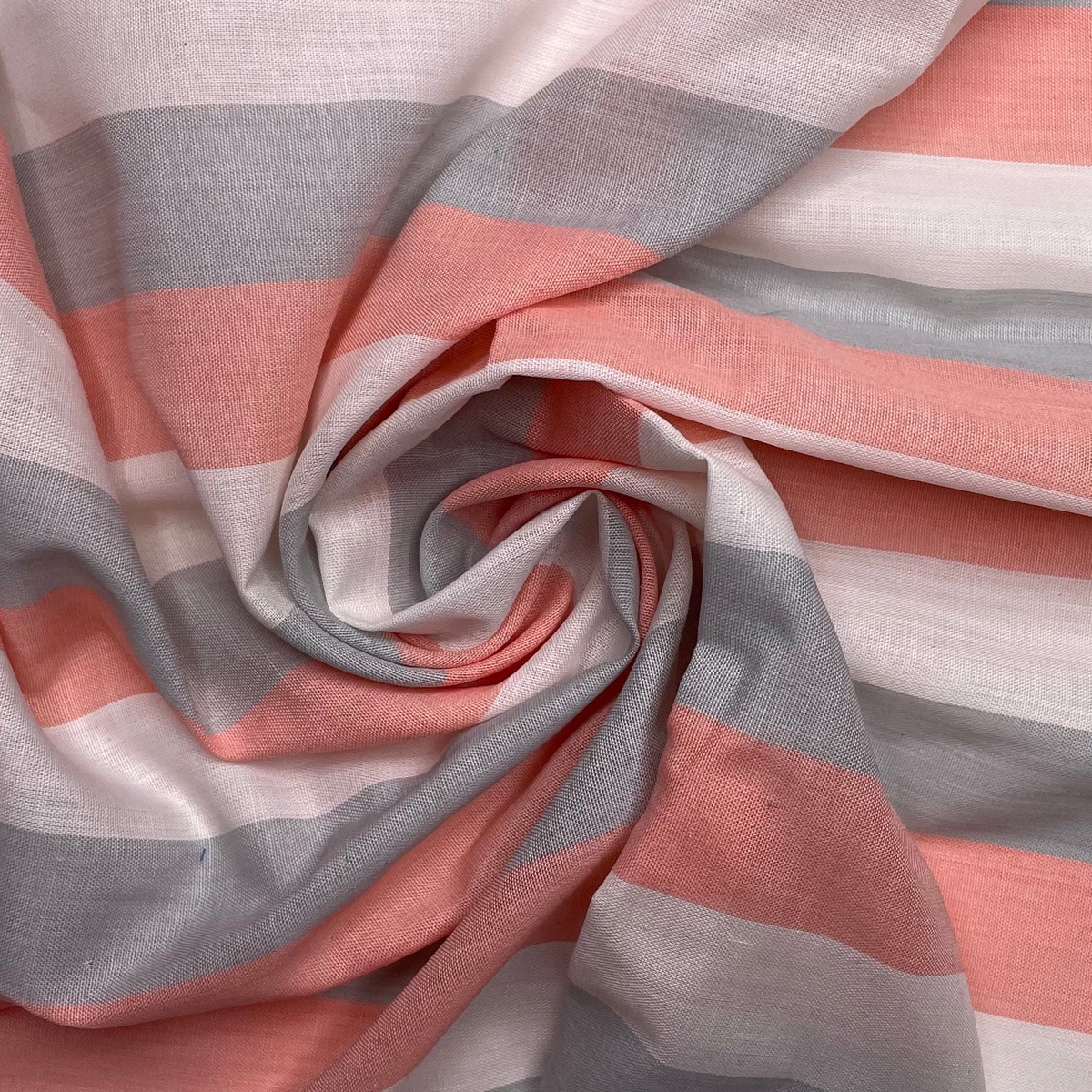 Peachy Keen - Cotton Woven - Multi Stripes - 2.5M Bundle