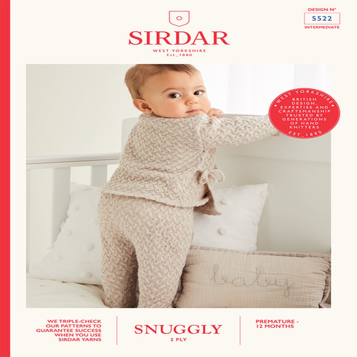 Tie-Side Top & Trouser Suit in Sirdar Snuggly 2 Ply (5522) - PDF