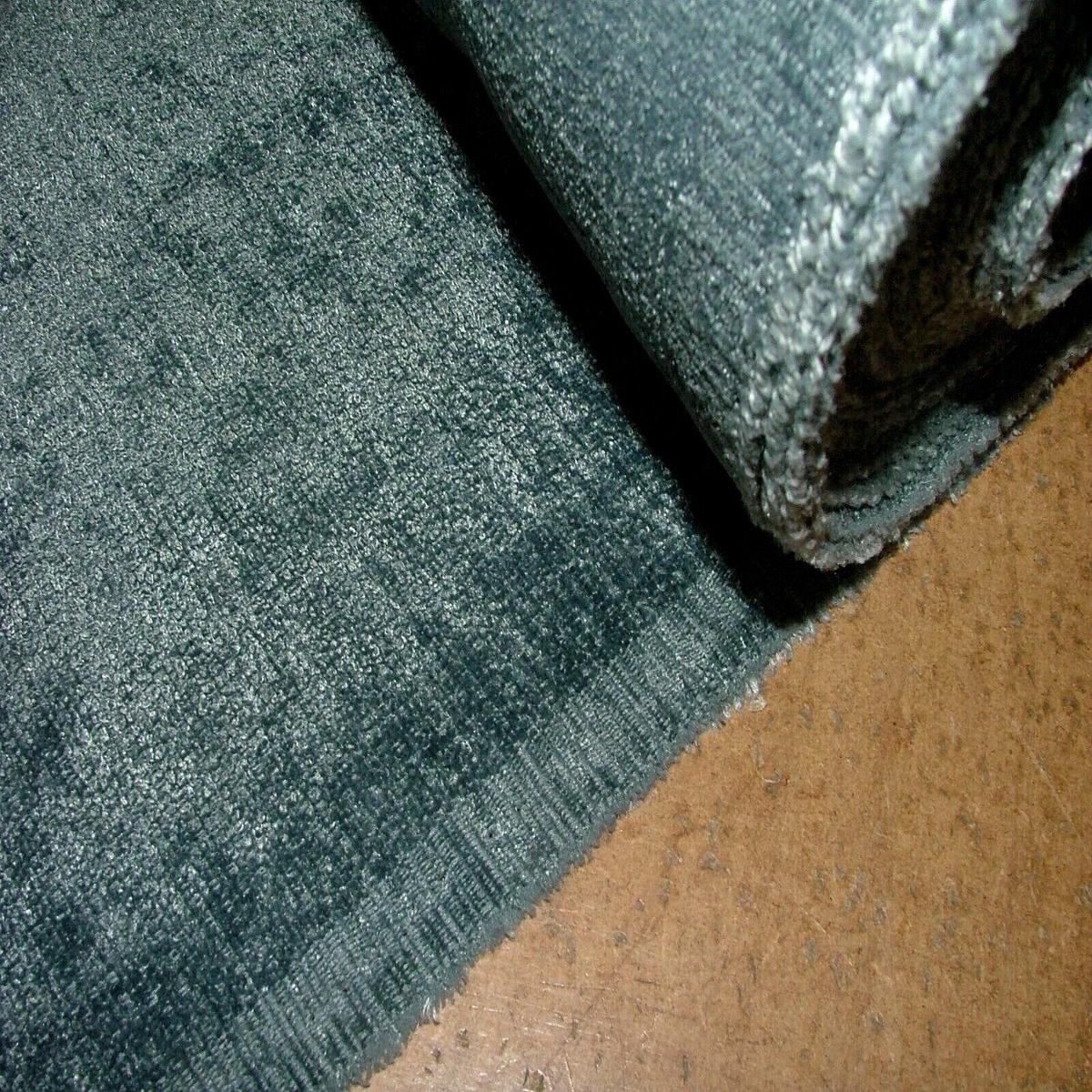 11 Metres Azure Soft Plush Chenille Fabric Curtain Cushion Upholstery Use