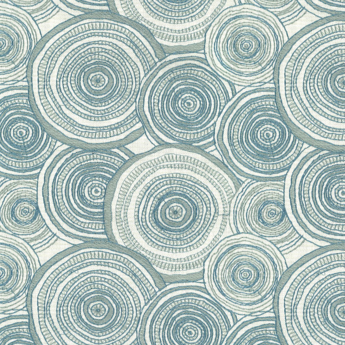 Coil Aqua Regal Fabric