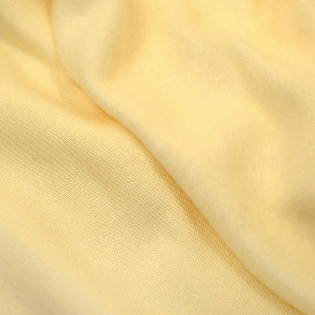 Laidback Cotton Blend Sweatshirt Fleece - Butter
