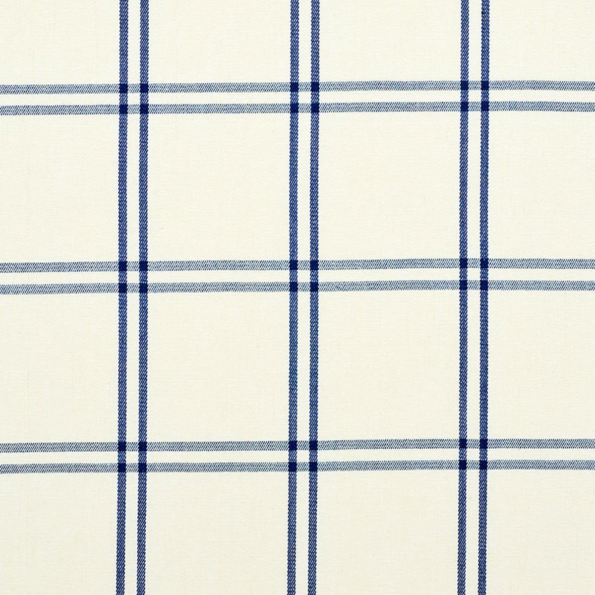 Luberon Plaid Blue Fabric