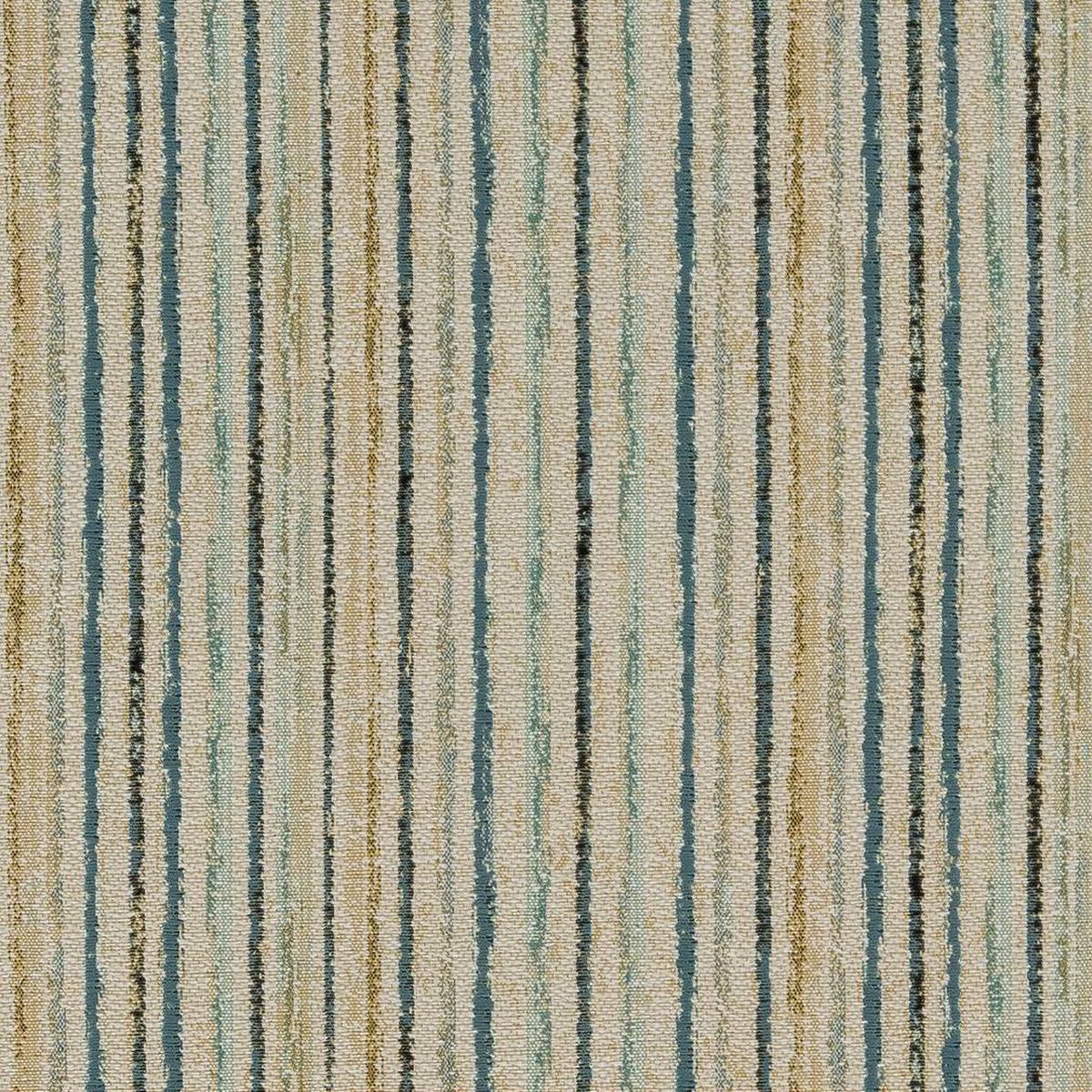 Narrow Stripe Ocean Fabric