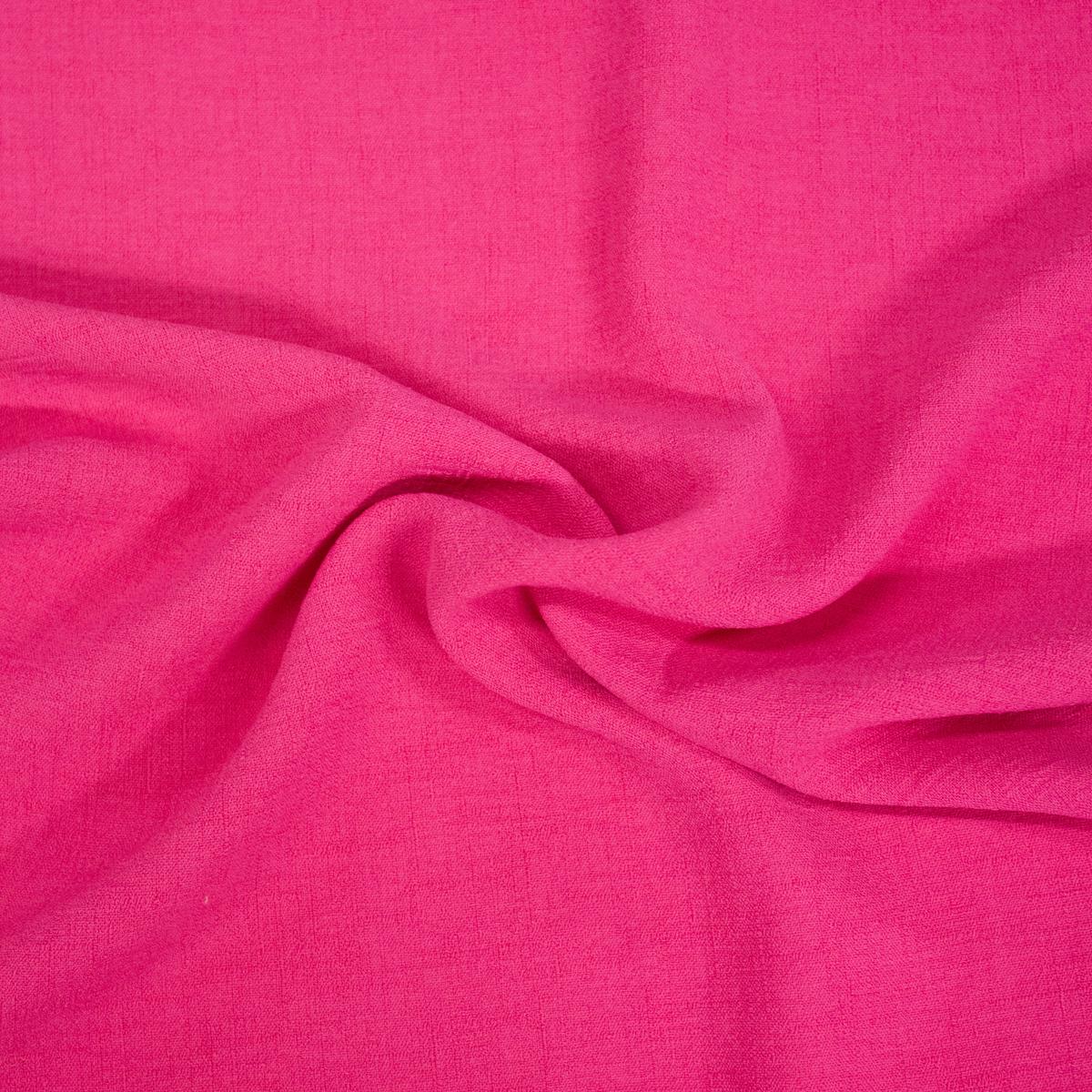 Rihi Fuchsia Polyester Stretch Fabric