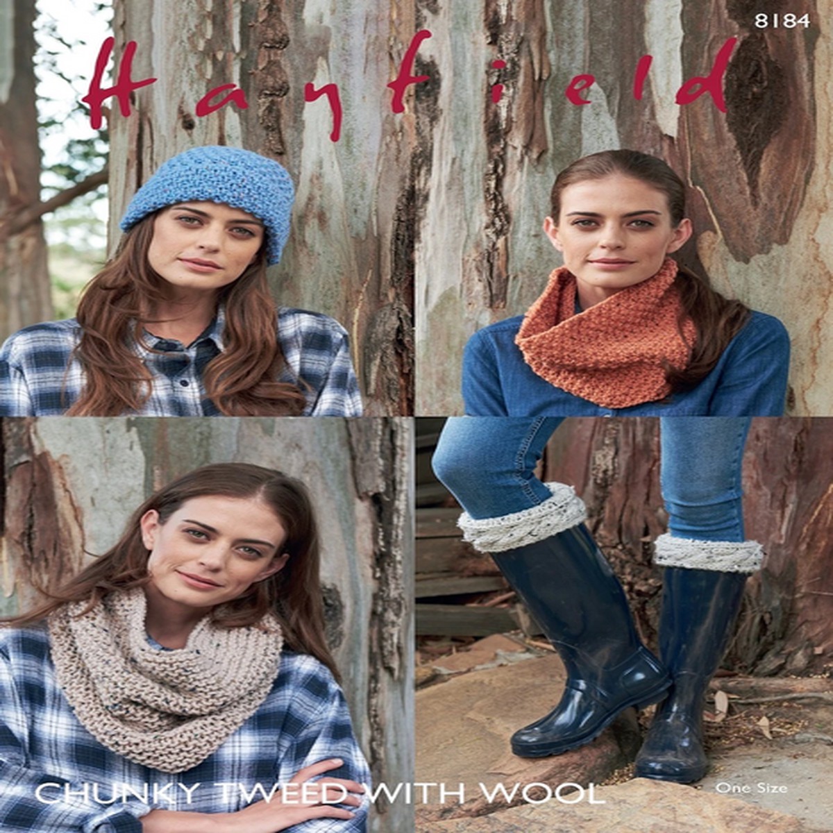 Women's Accessories in Hayfield Chunky Tweed (8184)