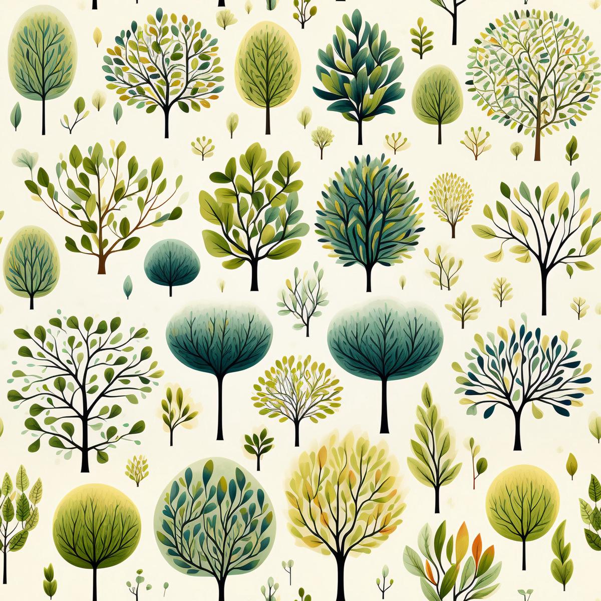 Botanical Garden Pattern 5 Quilting Cotton Fabric