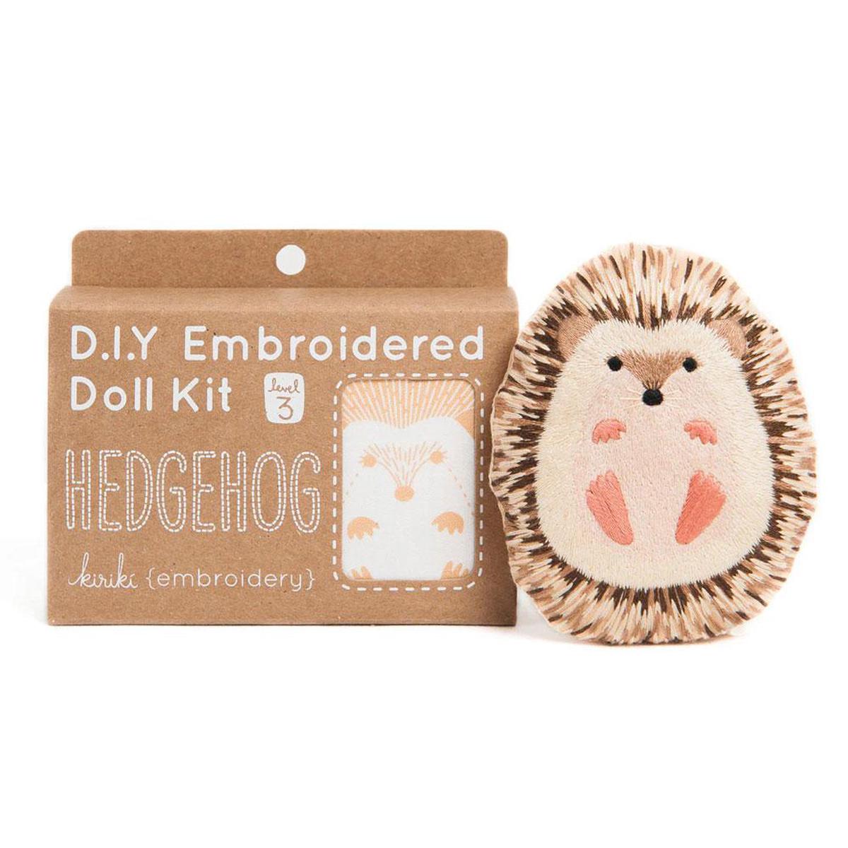Kiriki Press - Hedgehog - Hand Embroidery Kit