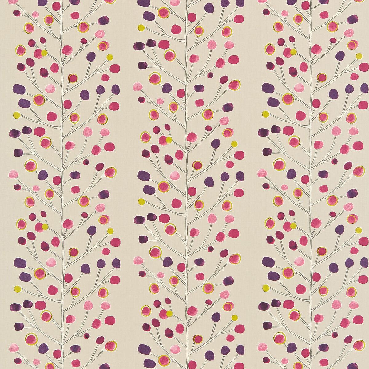 SCION - BERRY TREE- MINT/PLUM/BERRY - Fabric by the Yard - MINT/PLUM/BERRY