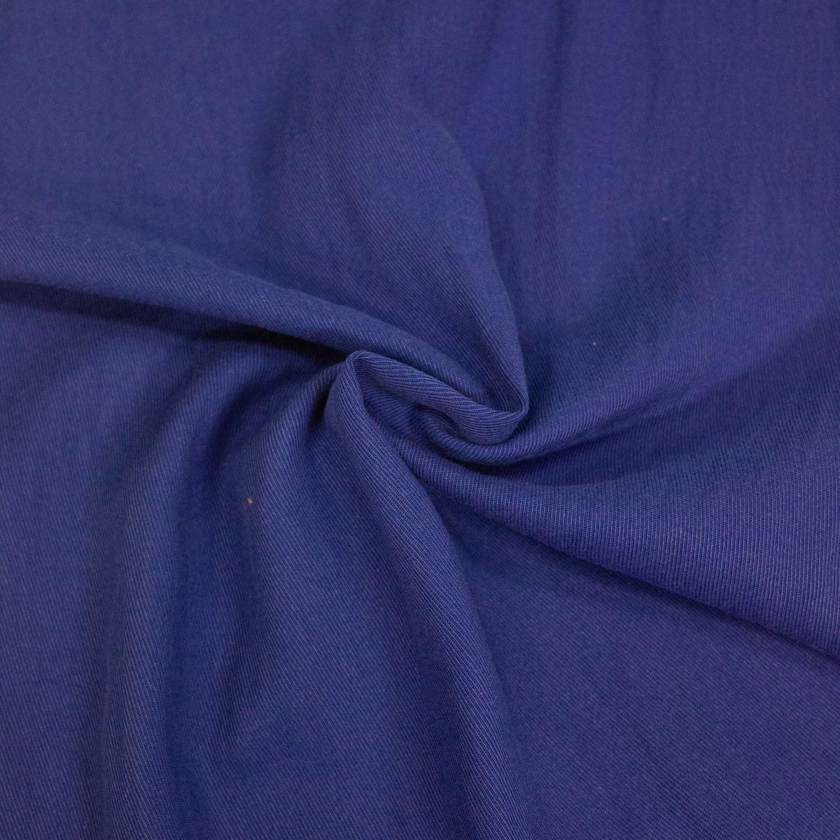 Carol Blue Cotton & Viscose Twill Fabric