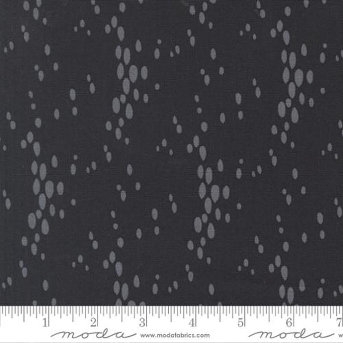 Dark Blue Arabesque Vista Midnight Cotton 44"/45" Fabric Per Yard