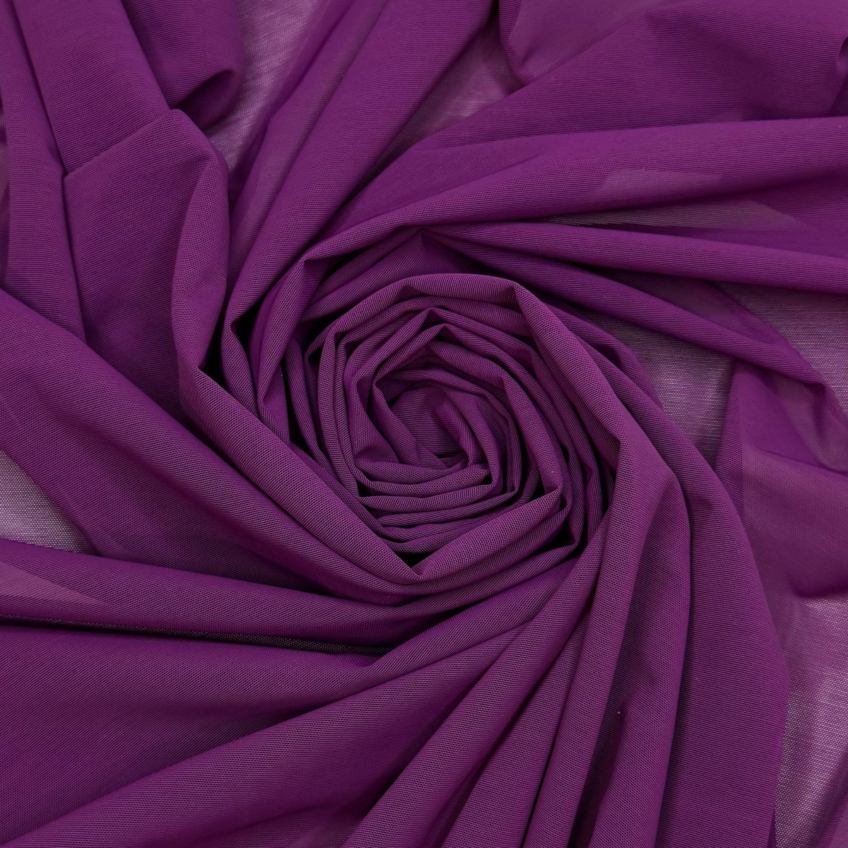 Sea Urchins - Mesh Nylon/Spandex Knit - Dark Purple - 1M Bundle
