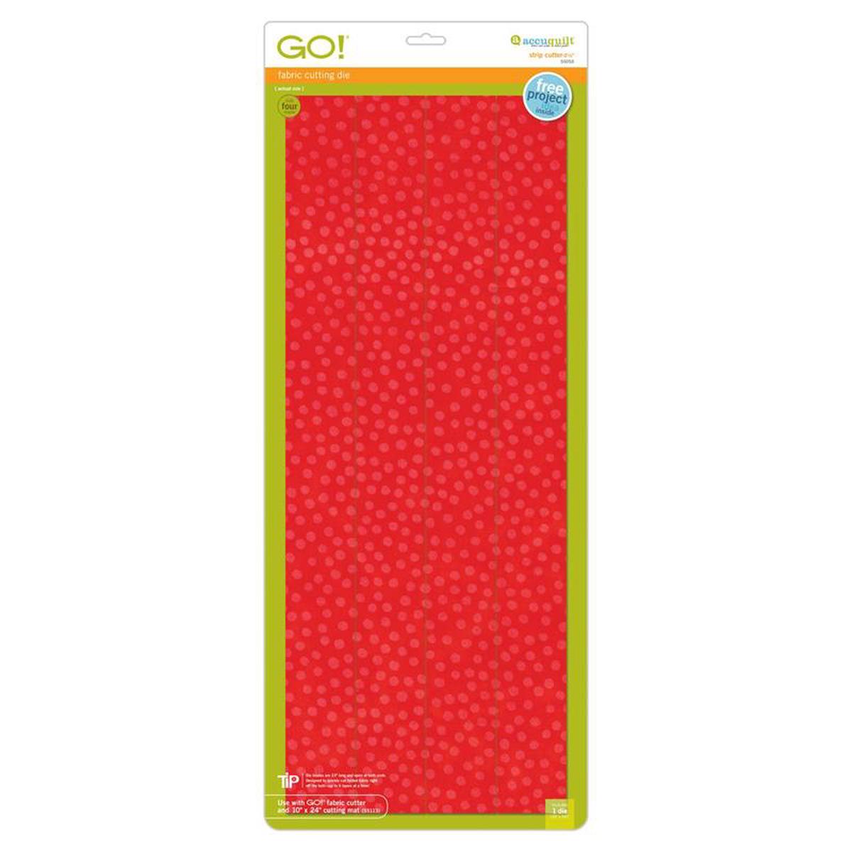 AccuQuilt GO! Die Strip Cutter 2 1/4" (1 3/4" Finished) 4 Strips 55053