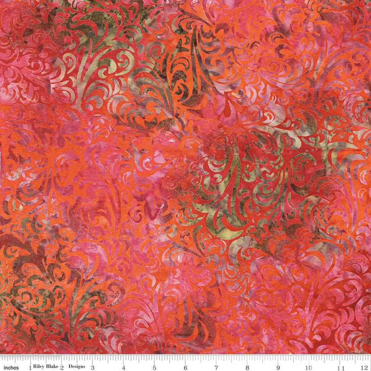 Fabric Riley Blake Salsa Twirl & Swirl Elemental Batiks by the Quarter Yard BT21900-226