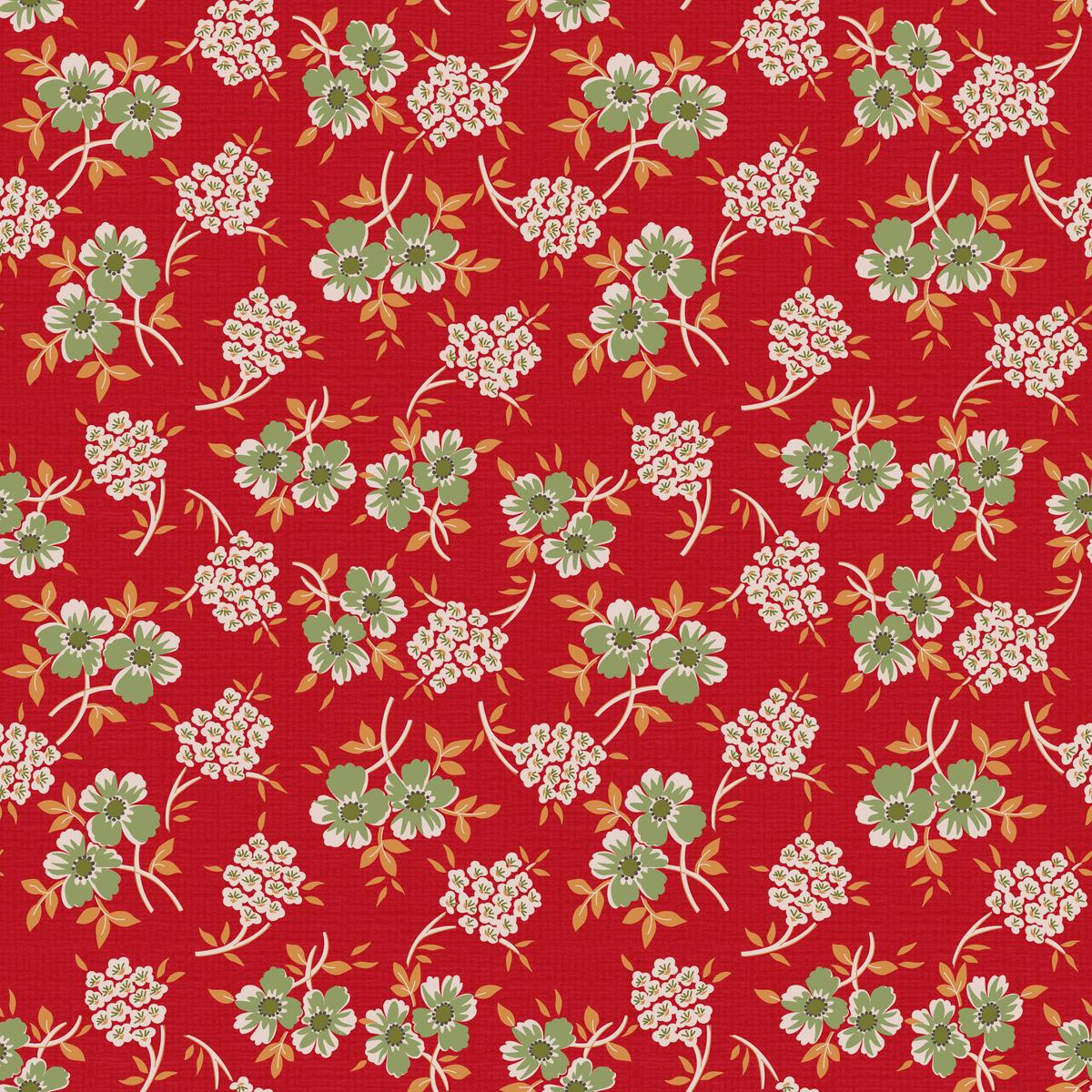 Home Town Holiday | Floral Schoolhouse by Lori Holt for Riley Blake | C14900-SCHOOL