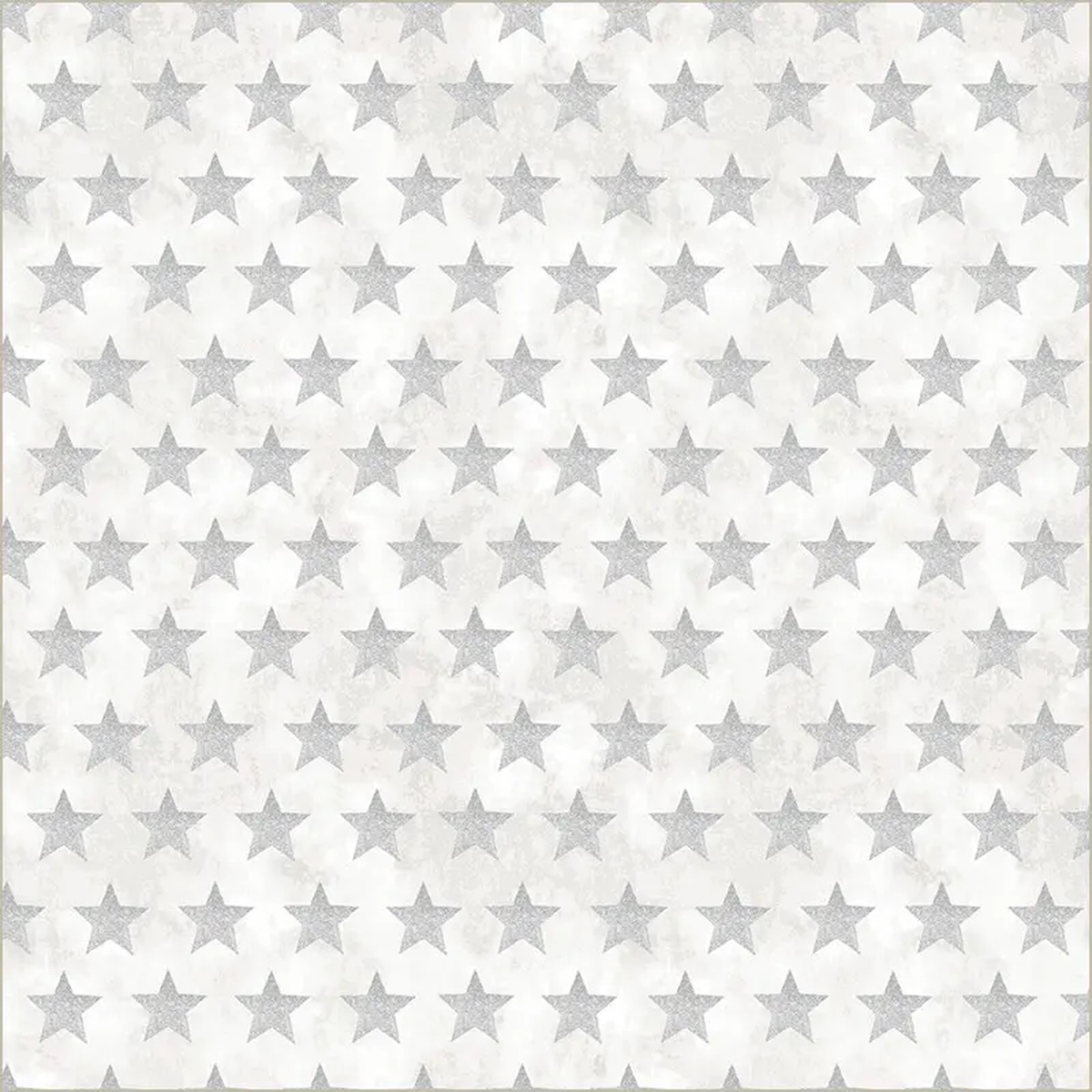 All-American Christmas Whistler Studios 55279-3 White Star Bright Cotton
