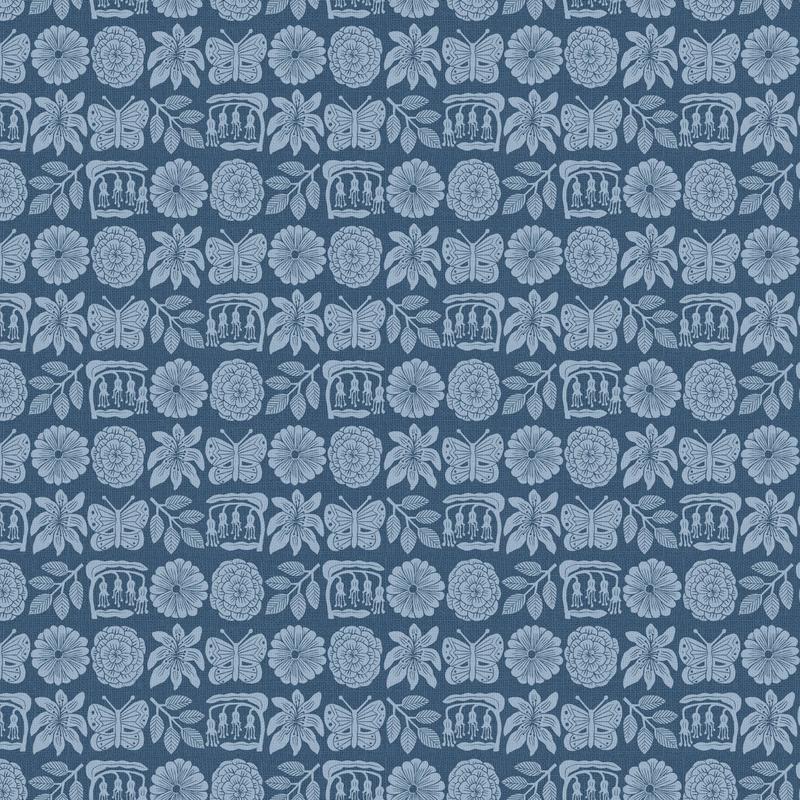Denim Folktale // Folktale for FIGO (1/4 yard)