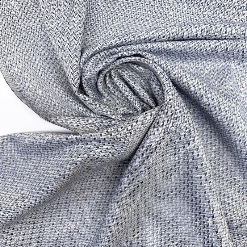 Herringbone Jacquard Wool Blend Fabric