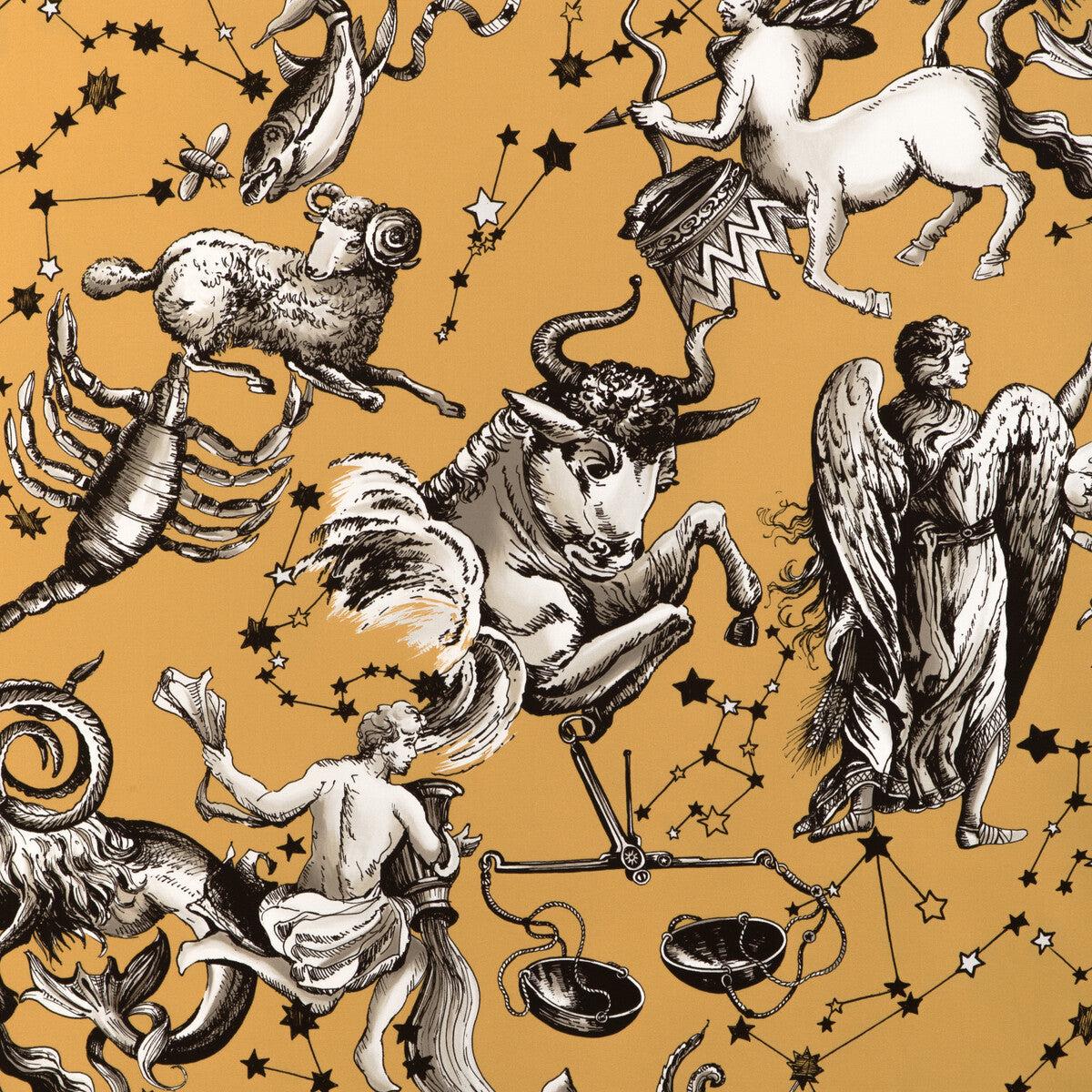 8023135.4.0 COSMIQUE PRINT GOLD - BRUNSCHWIG & FILS Fabric - YARD