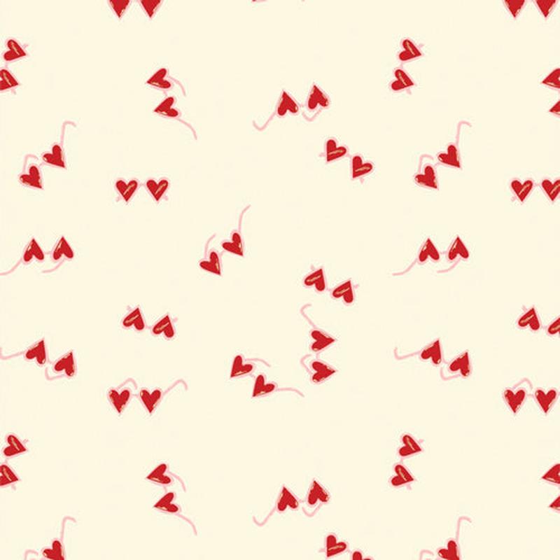 Fabric Art Gallery Wear Your Heart Love Struck by the Quarter Yard LOV14003