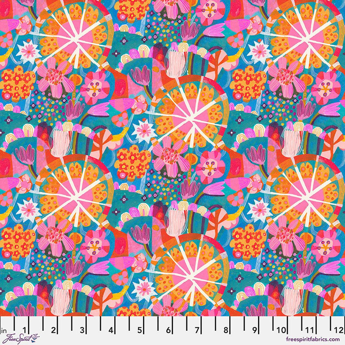 Fabric STAR-MULTI, from COLORI Collection by Este McLeod, PWES034.MULTI - fat 1/4 (18"x22")