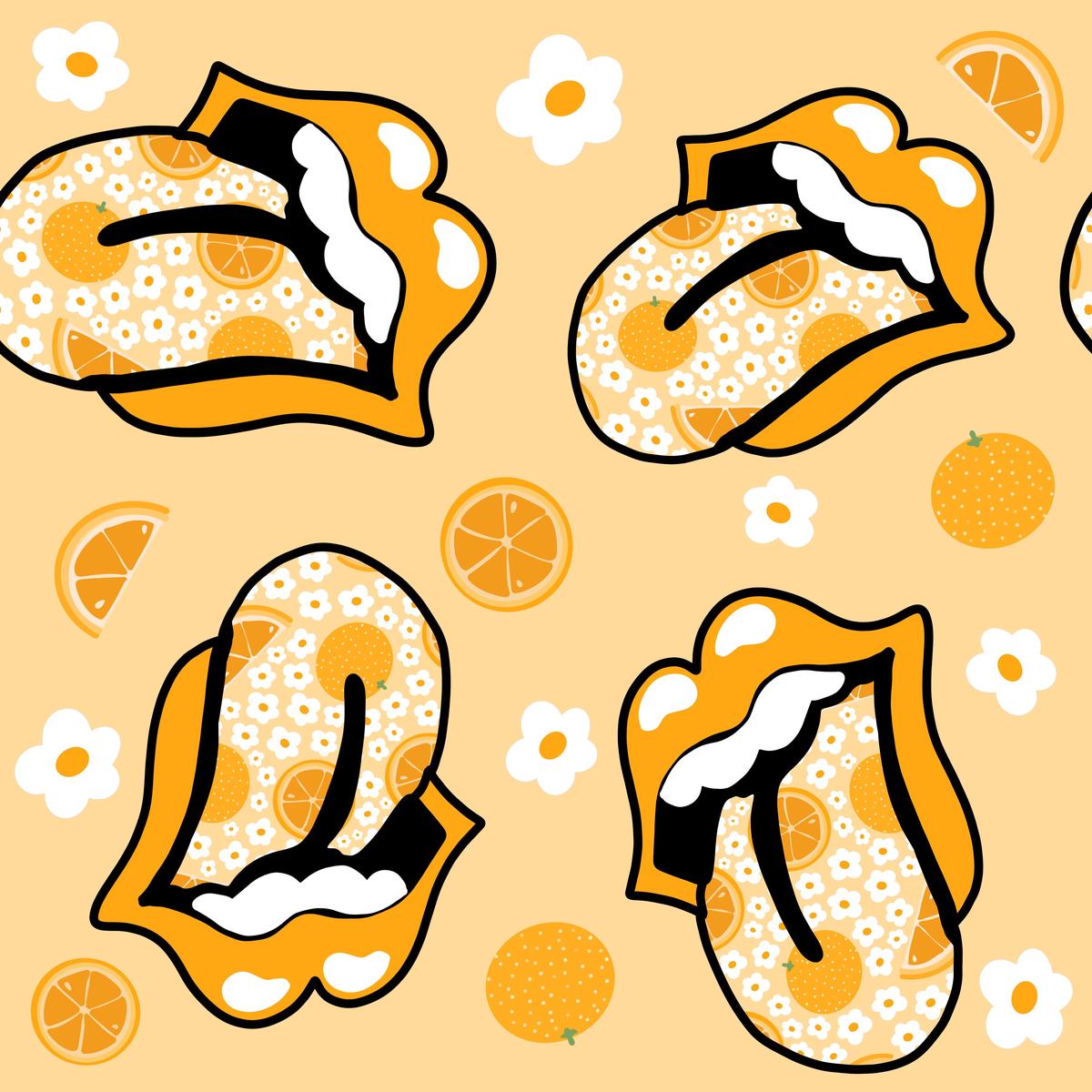 Fruit Floral Tongues | PREORDER | By The Yard