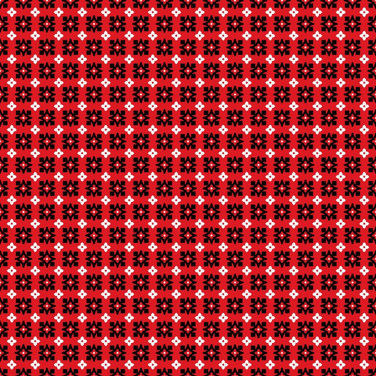 Red Bandana Pattern 10 Quilting Cotton Fabric
