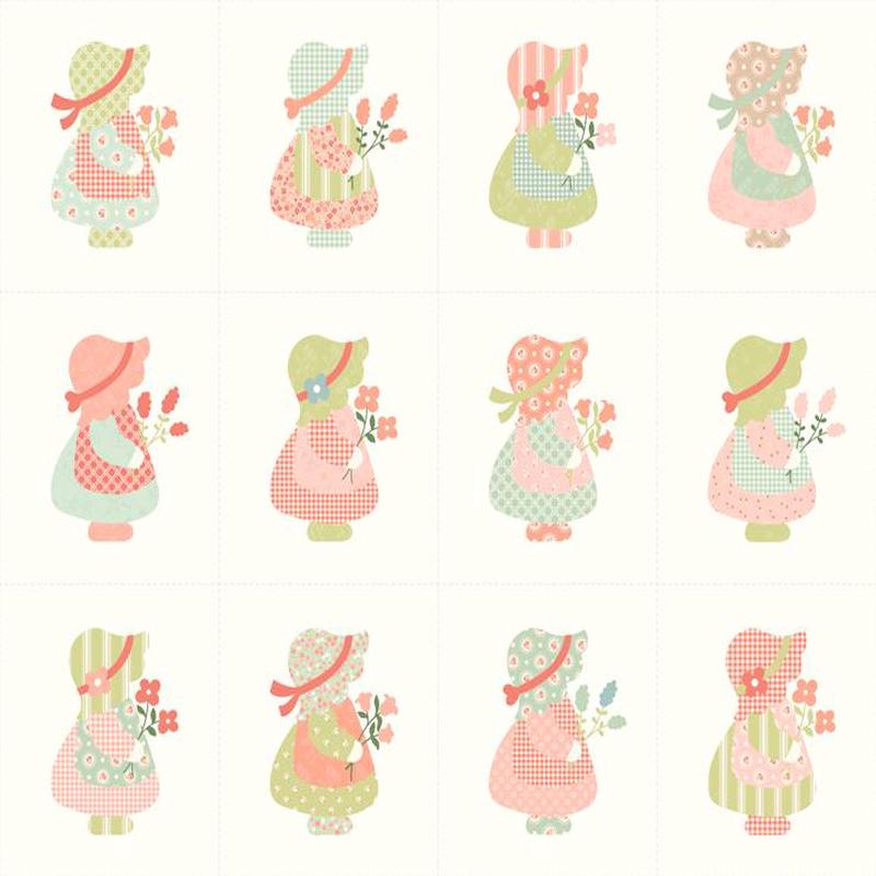 Sunbonnet - Porcelain - Panel