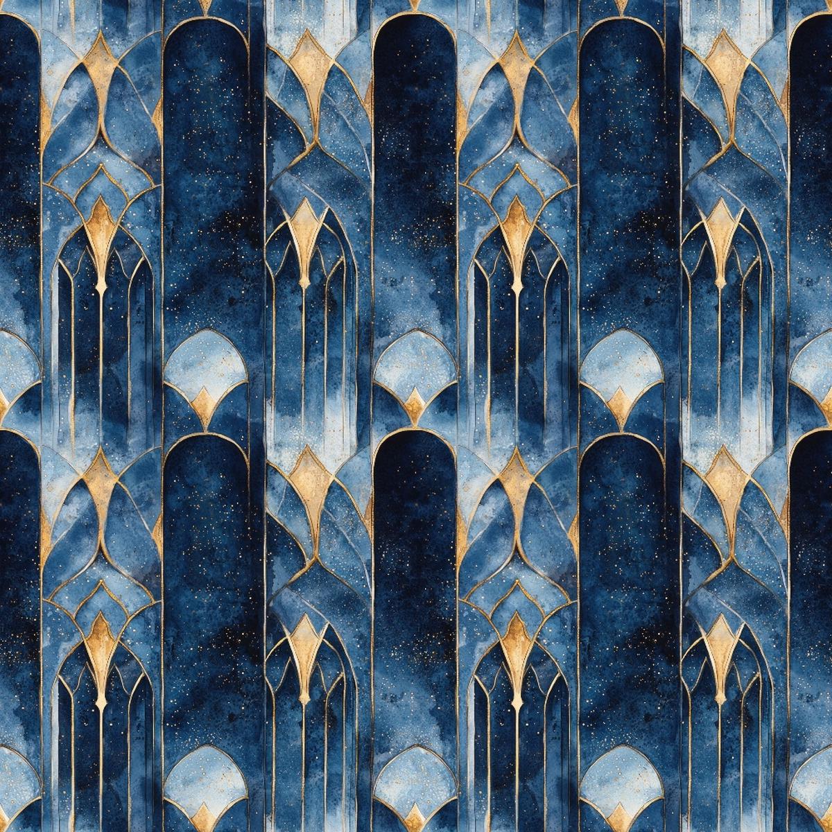 Arabian Midnight Pattern 25 Quilting Cotton Fabric