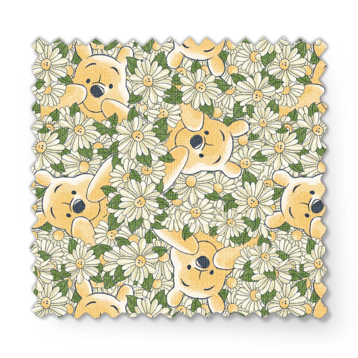 Disney Winnie the Pooh Daisy Floral Packed Fabric