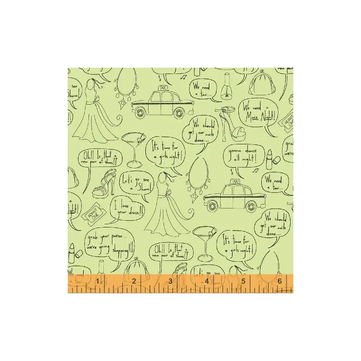 Girls Night Out Terri Degenkolb 43076-5 Cotton