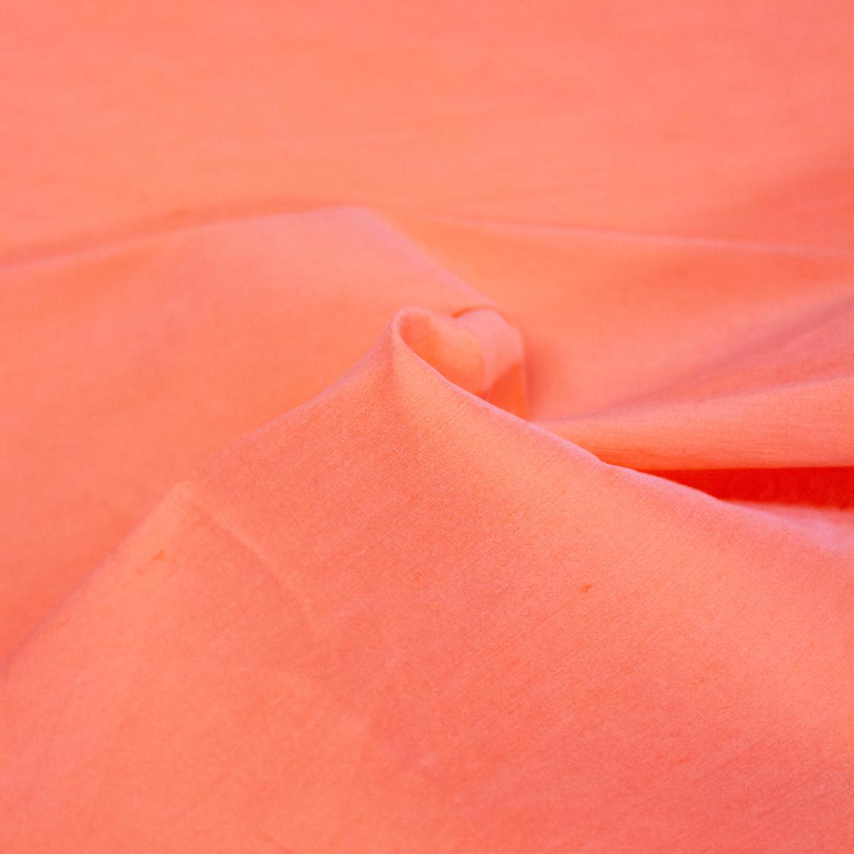Kiki Orange PolyCotton Stretch Fabric