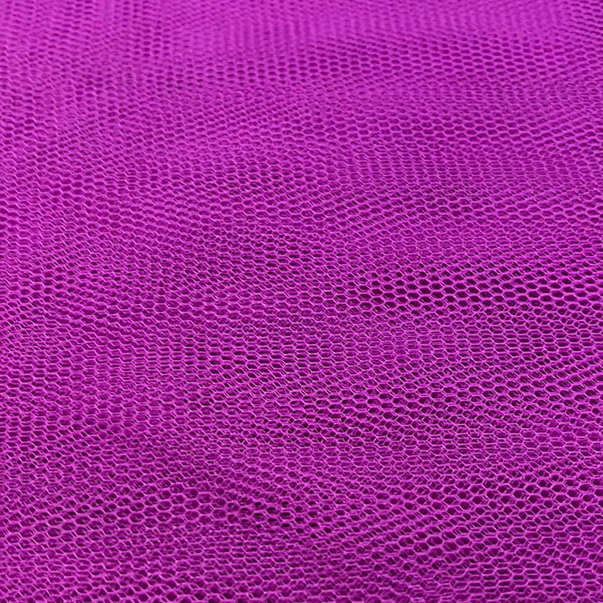 1 metre Flare Free Dress Net Fabric x 132cm - Plum Violet