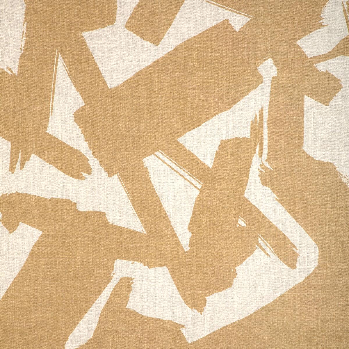 Bold Lines Camel Fabric