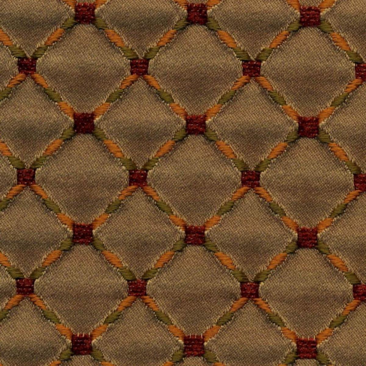 HOWARD RED GOLD RM Coco Fabric