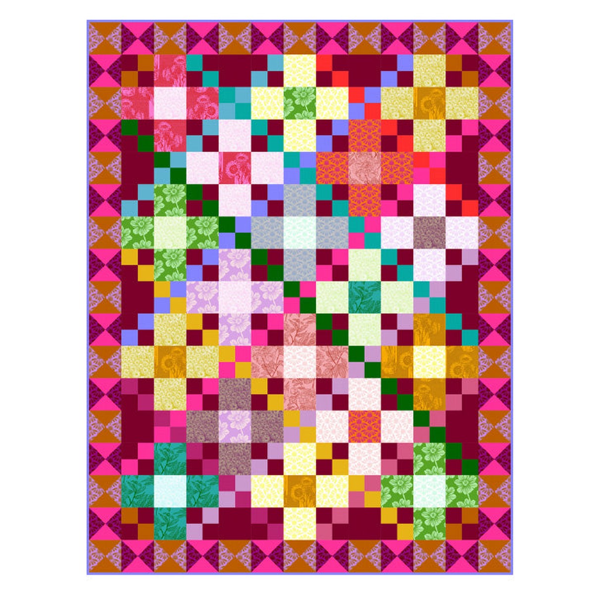 Anna Maria Parry Indelibly Bright Quilting Pattern PTNAMT036