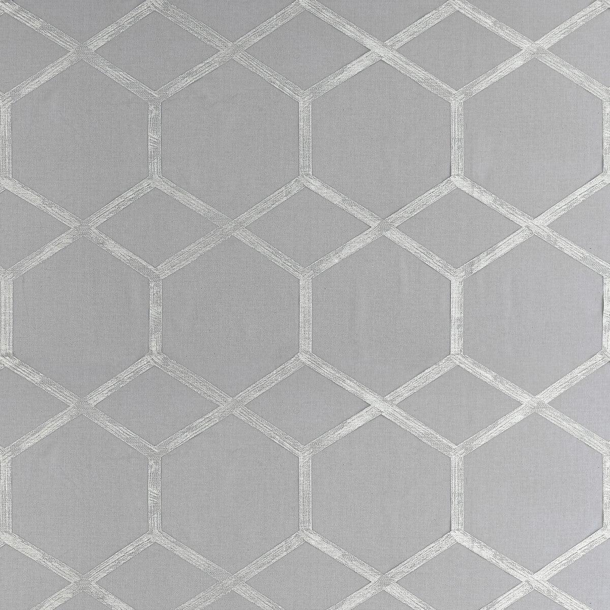 CLARKE AND CLARKE - FORMA- CHARCOAL/SILVER - Fabric by the Yard - CHARCOAL/SILVER
