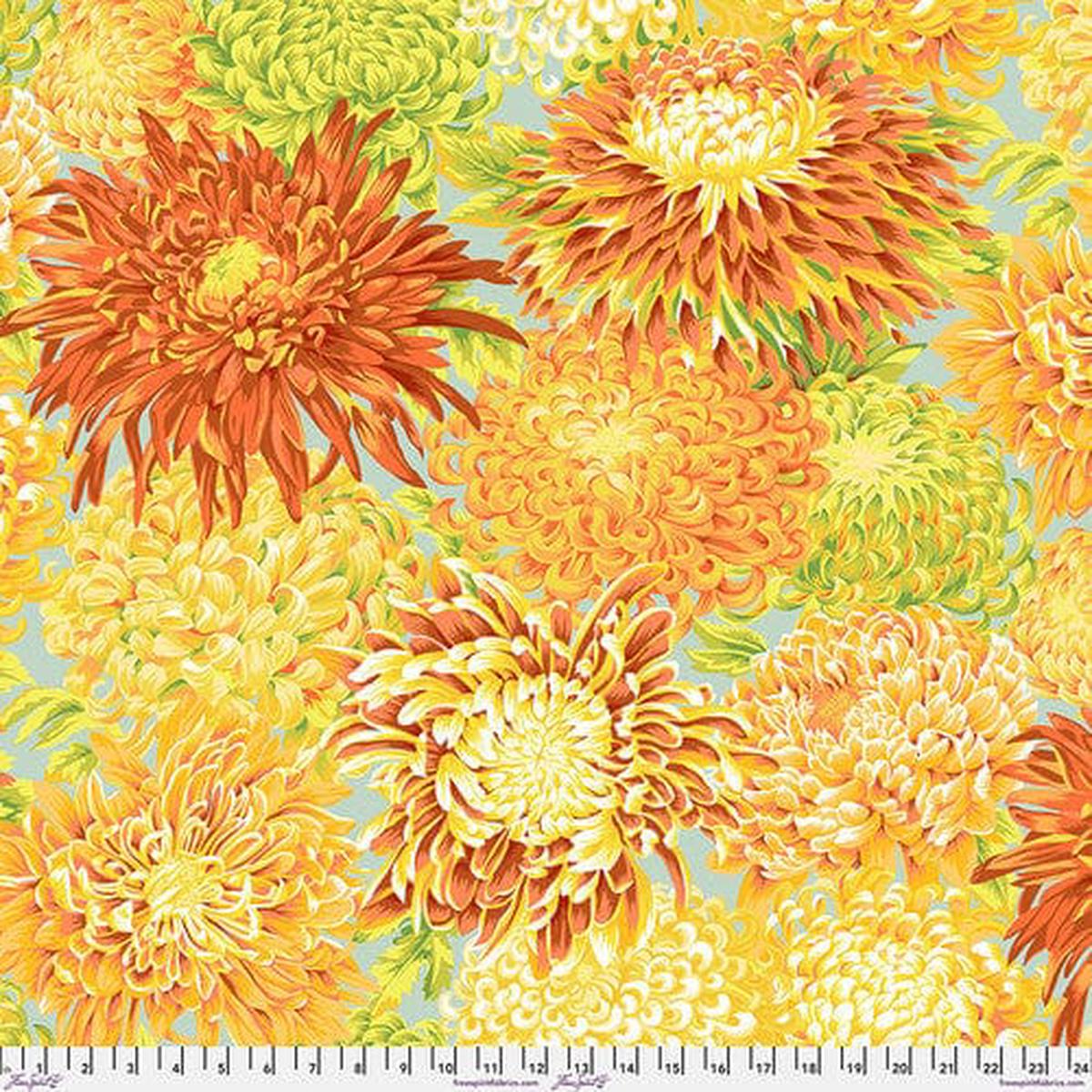 Kaffe Fassett Japanese Chrysanthemum - Yellow